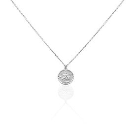 Collier Argent Blanc Hosni - Colliers Zodiaque Homme | Histoire d’Or