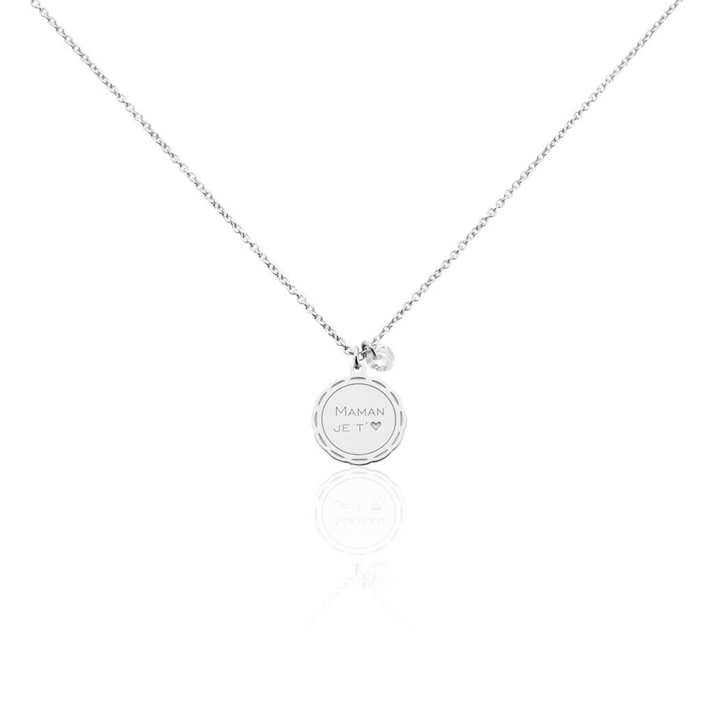 Collier Argent Glannon Oxyde De Zirconium - Colliers fantaisie Femme | Histoire d’Or