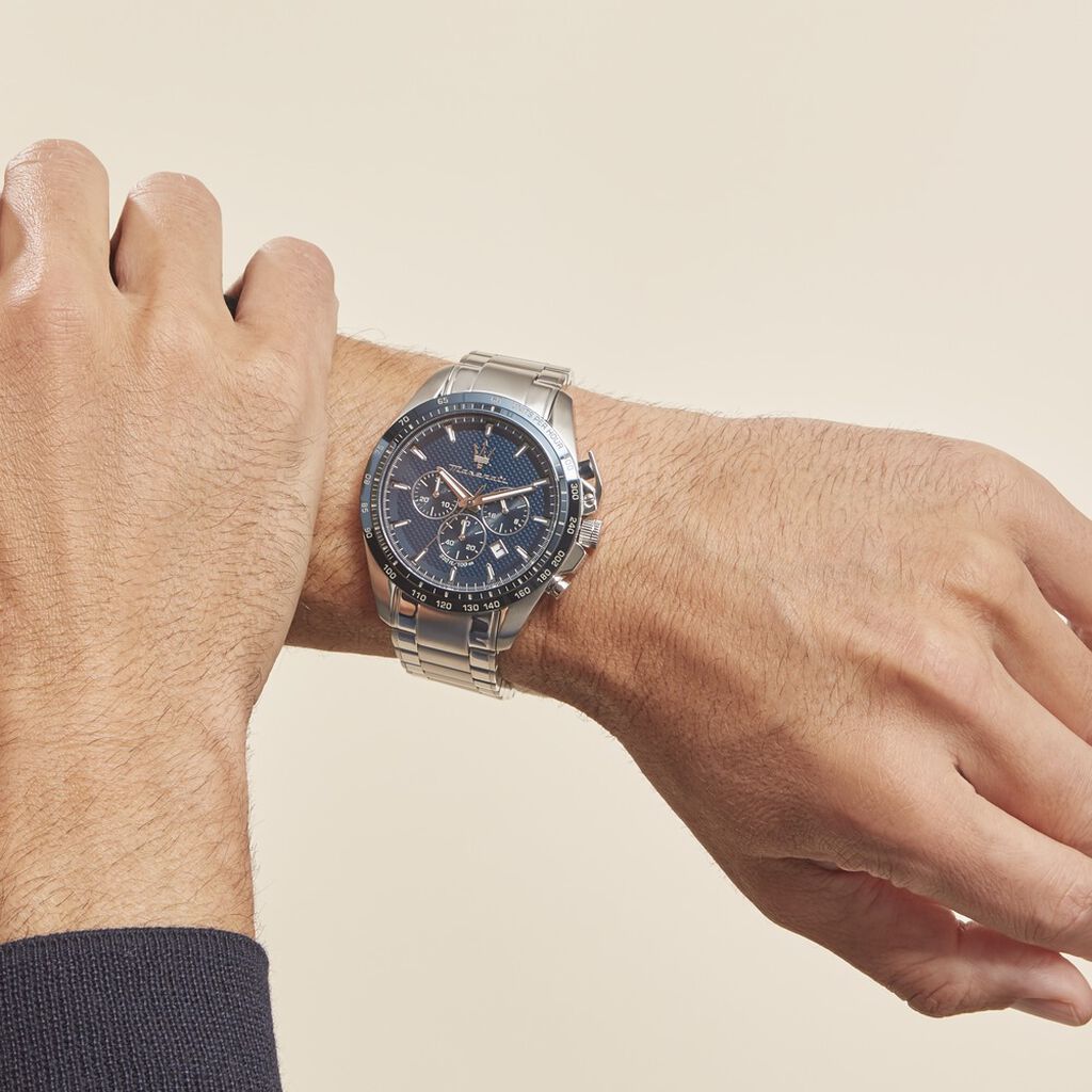 Montre Maserati Traguardo Bleu - Montres Homme | Histoire d’Or