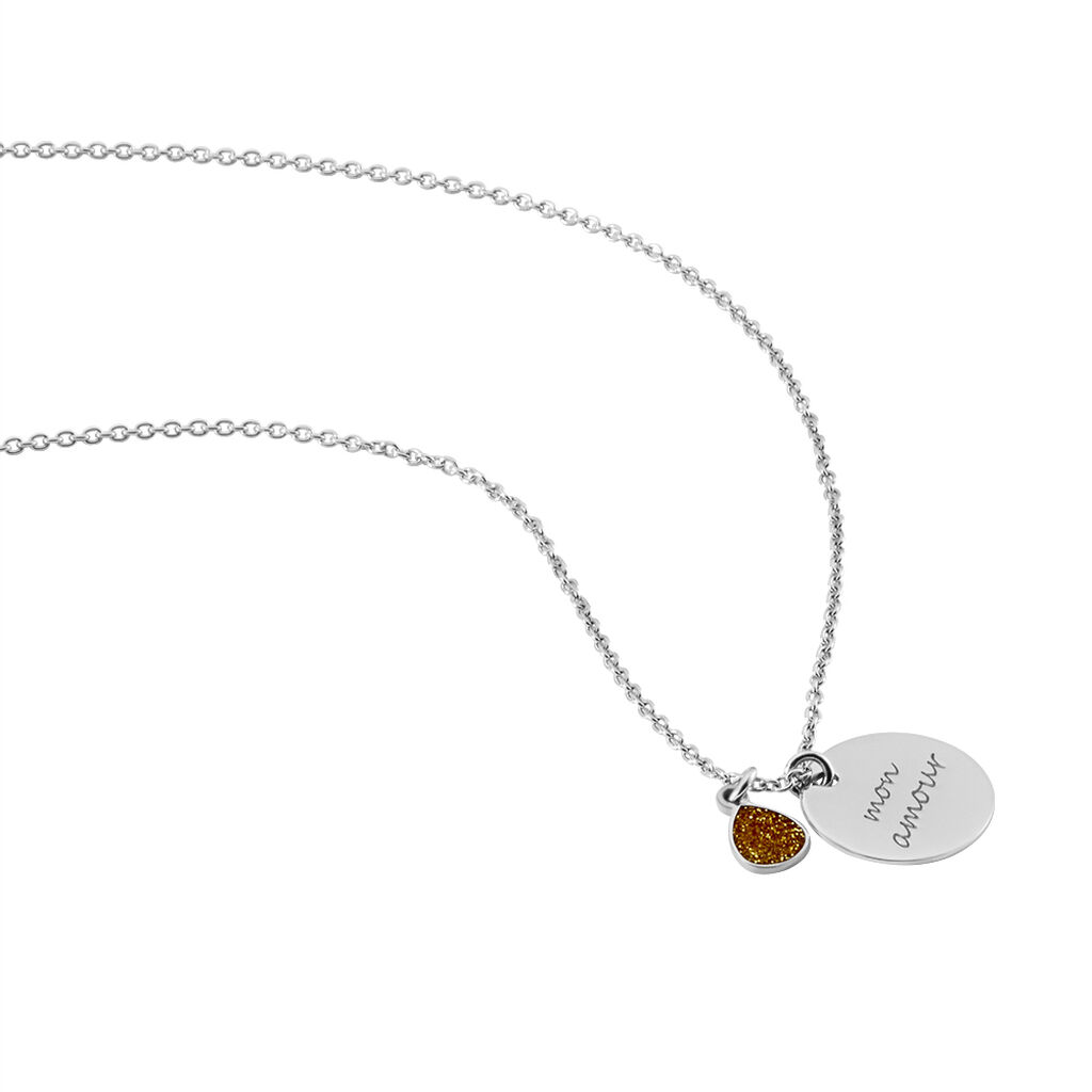 Collier Argent Muscari Glitter - Colliers fantaisie Femme | Histoire d’Or
