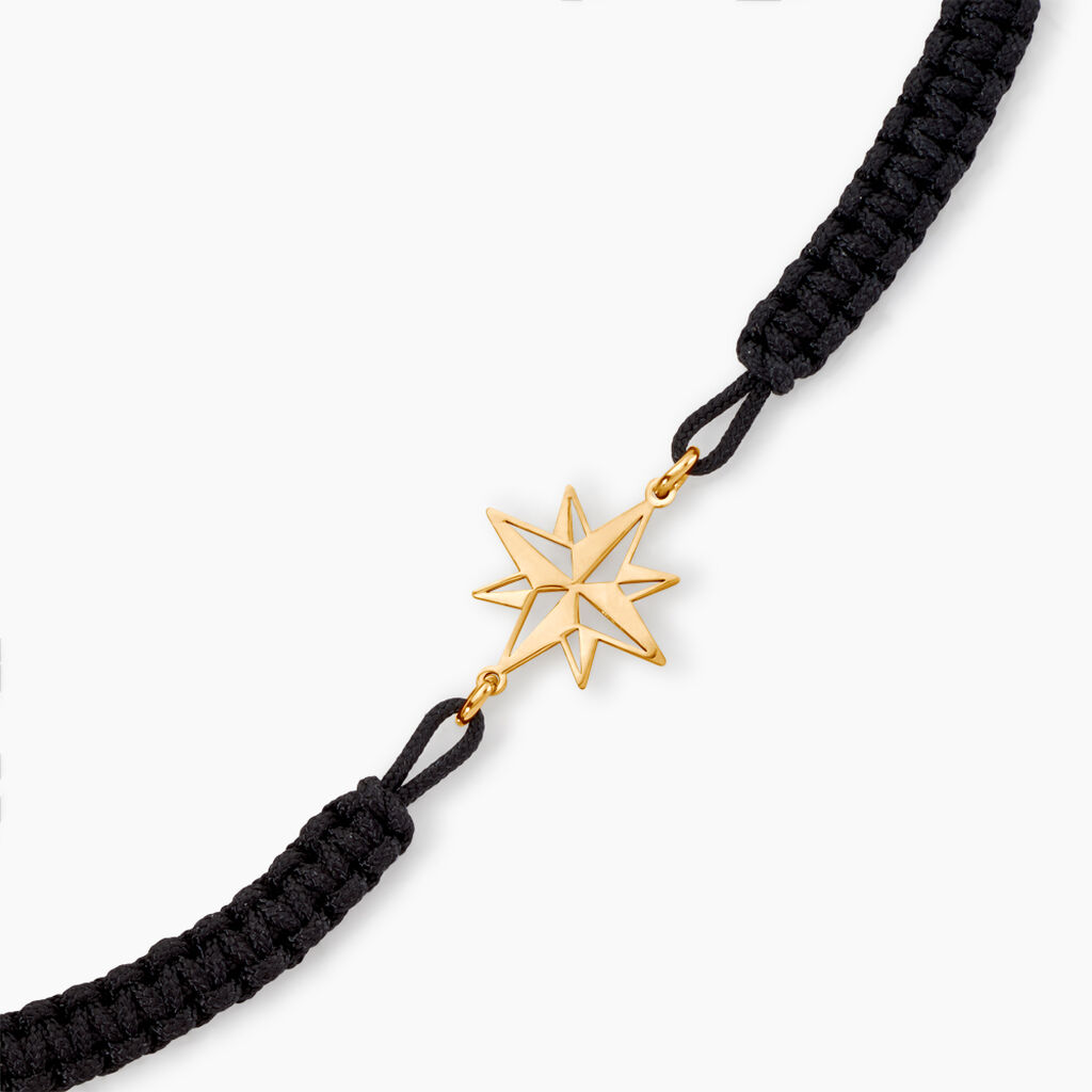Bracelet Ancora Or Jaune - Bracelets cordon Homme | Histoire d’Or