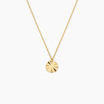 Collier Eclats Solaires Argent Dor&eacute; A L'Or 750/1000 - Bijoux sans pierre Femme | Histoire d&rsquo;Or