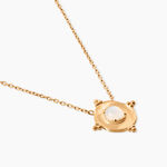 Collier Plaque Or Jaune Oline Pierre De Lune - Colliers Femme | Histoire d&rsquo;Or