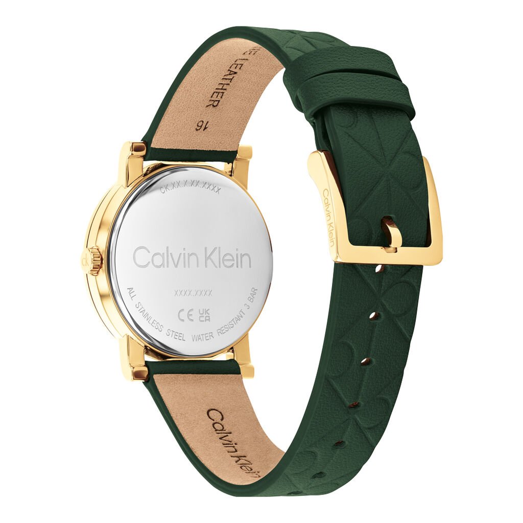 Montre Calvin Klein Monogram Vert - Nouveautés Femme | Histoire d’Or
