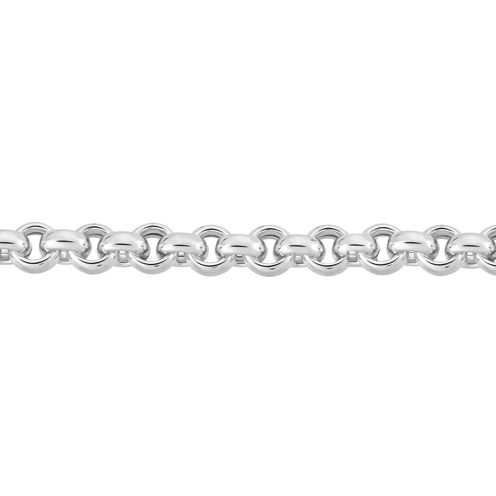 Collier Anta Maille Jaseron Argent Blanc - Chaines Femme | Histoire d&rsquo;Or