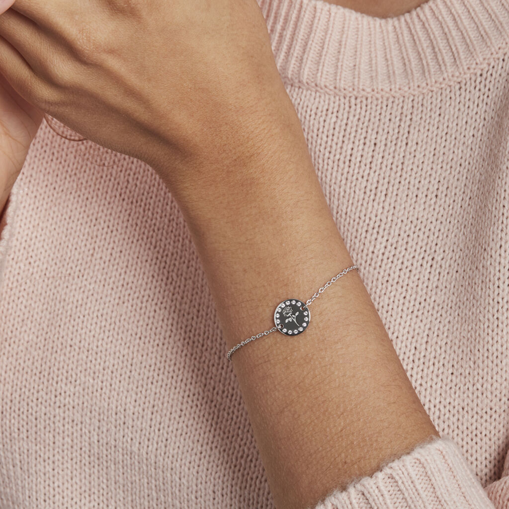 Bracelet Leonello Argent Oxydes De Zirconium - Bracelets Femme | Histoire d’Or
