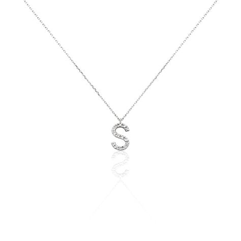 Collier Oran Or Blanc Diamant - Colliers Femme | Histoire d’Or
