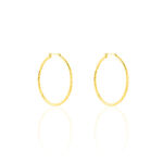 Cr&eacute;oles Cayla Or Jaune - Boucles d'oreilles cr&eacute;oles Femme | Histoire d&rsquo;Or