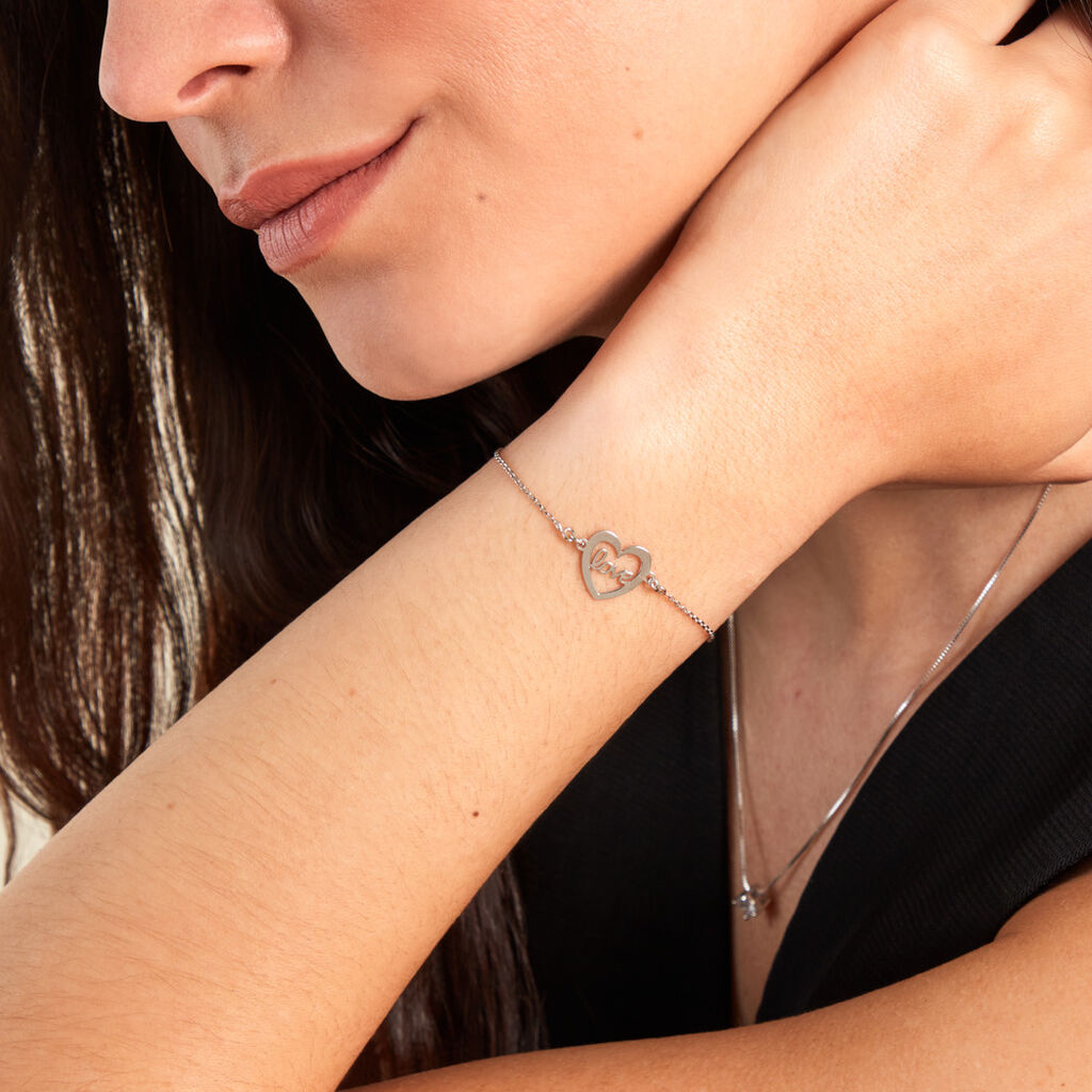 Bracelet Lovia Argent Blanc - Bracelets Femme | Histoire d’Or