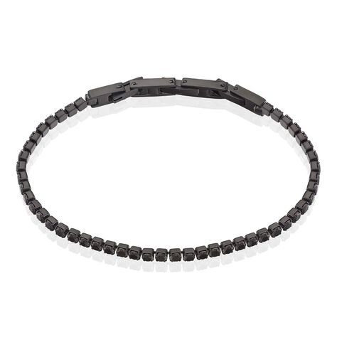 Bracelet Malmo Acier Noir Oxyde De Zirconium - Bracelets Homme | Histoire d’Or