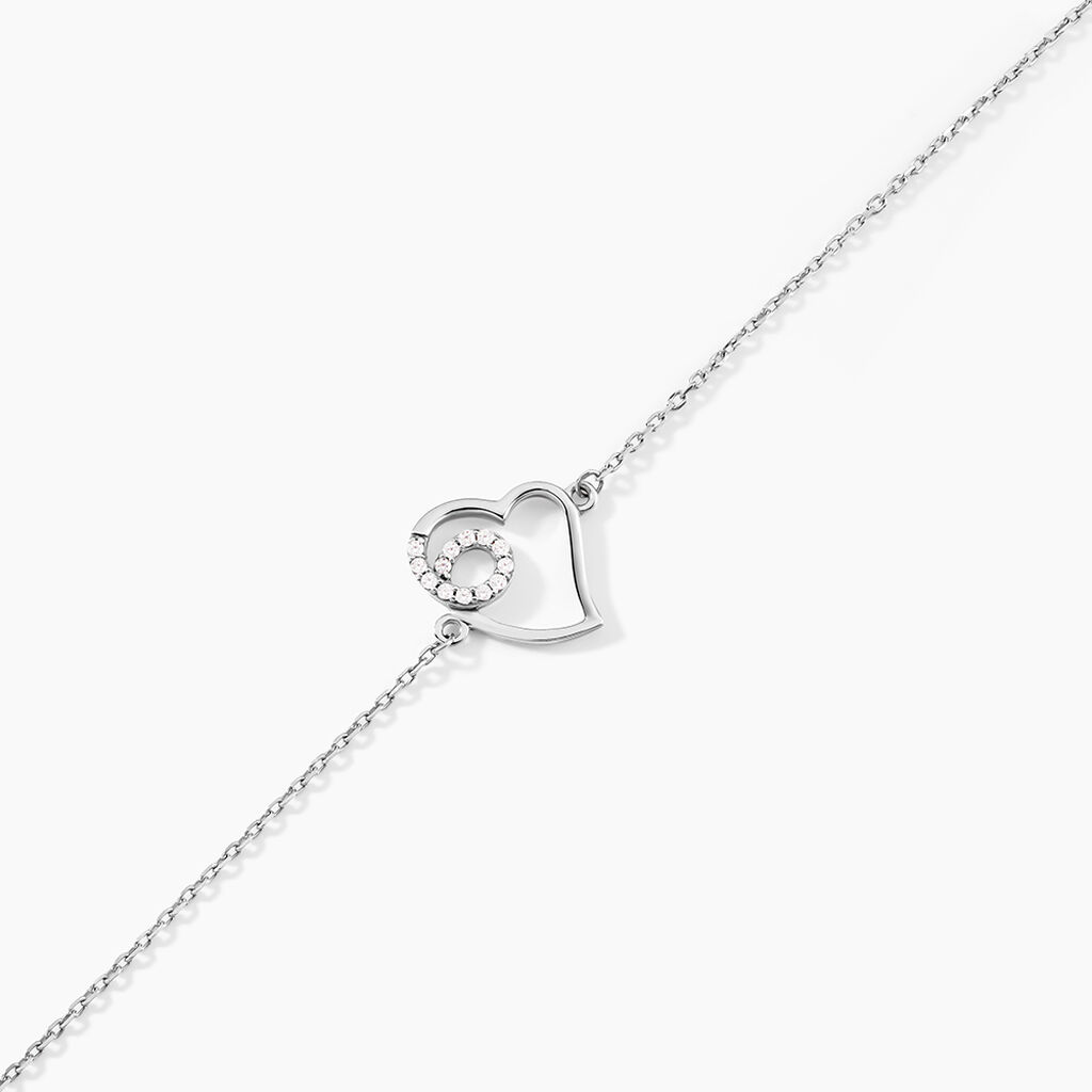 Bracelet Soa Argent Blanc Oxyde De Zirconium - Bracelets Femme | Histoire d&rsquo;Or
