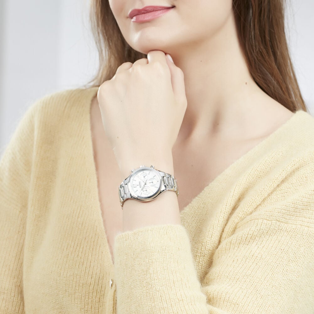 Montres Festina F20391/1 Acier Boucle déployante simple Blanc Ronde -  HIMFBQF0MH0 • Histoire d'Or