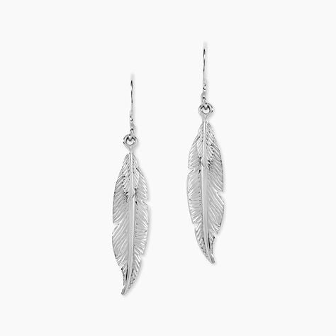 Boucles D'oreilles Pendantes Violka Argent Blanc - Boucles d'oreilles fantaisie Femme | Histoire d&rsquo;Or