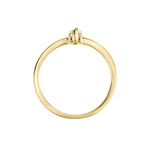 Bague Nila Plaqu&eacute; Or Jaune Oxyde De Zirconium - Bagues solitaires Femme | Histoire d&rsquo;Or