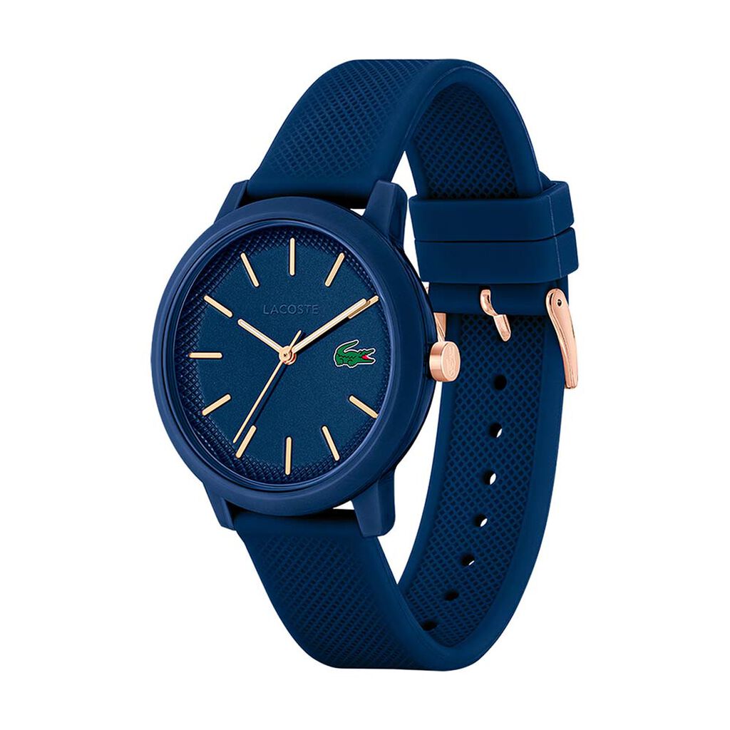 Montre Lacoste12.12 Bleu - F&ecirc;te des p&egrave;res Homme | Histoire d&rsquo;Or
