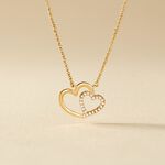 Collier Alexandra Plaqu&eacute; Or Jaune Oxyde De Zirconium - F&ecirc;te des m&egrave;res Femme | Histoire d&rsquo;Or