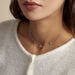 Collier Sixties Argent Blanc - Ras de cou Femme | Histoire d’Or