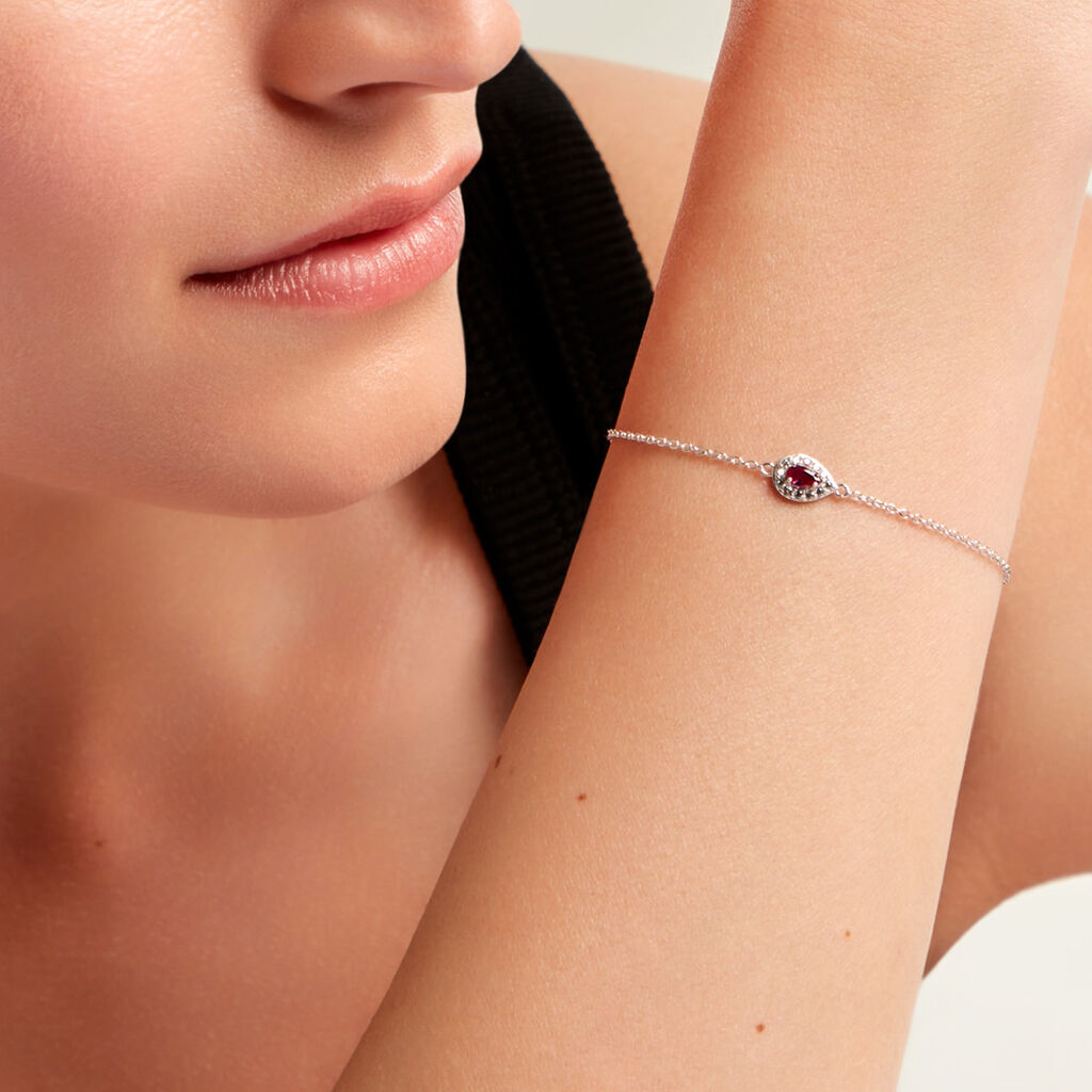 Bracelet Tania Argent Blanc Oxyde De Zirconium - F&ecirc;te des m&egrave;res Femme | Histoire d&rsquo;Or