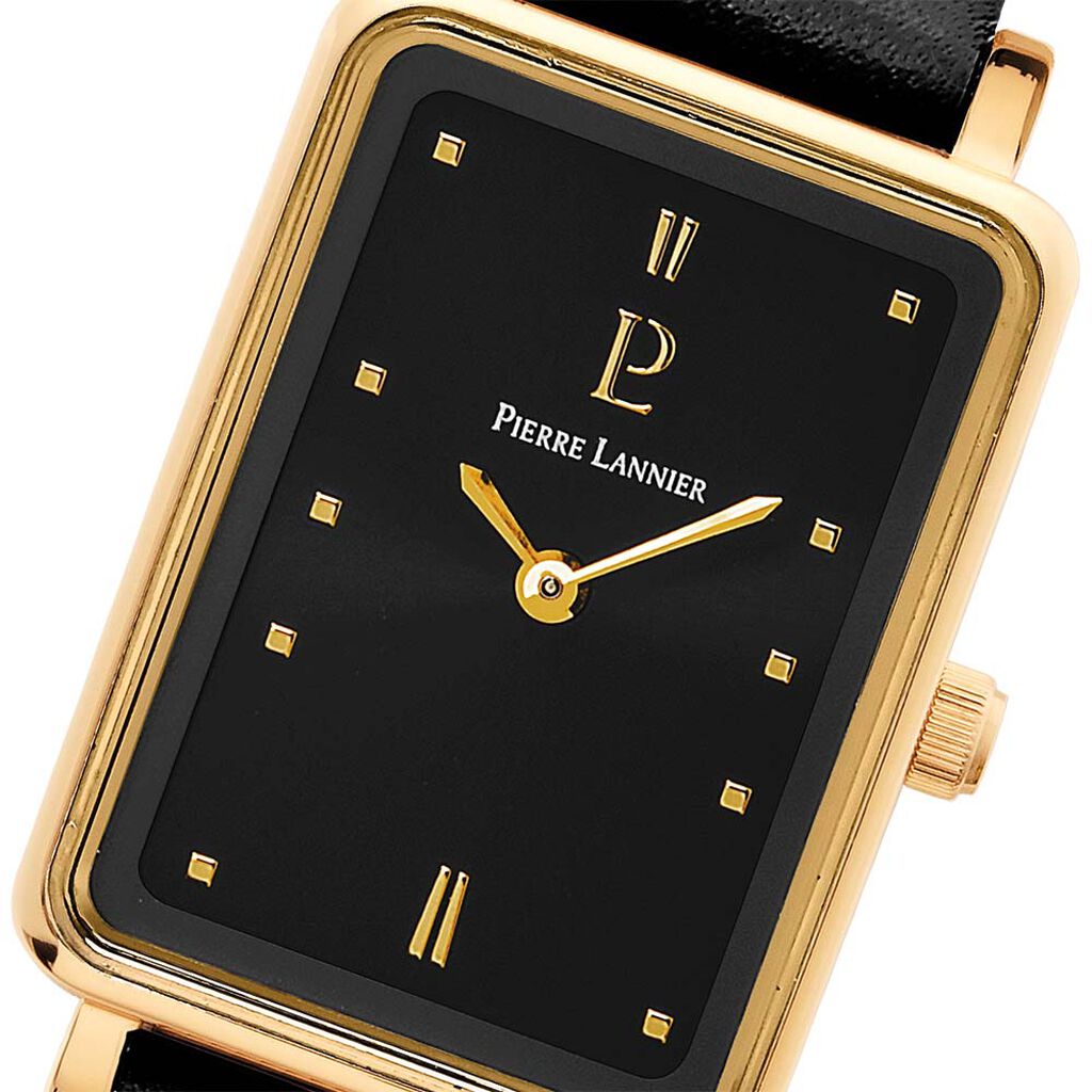 Montre Pierre Lannier Ariane Noir - Montres Femme | Histoire d&rsquo;Or