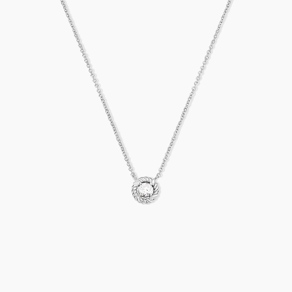 Collier Mori Argent Oxyde De Zirconium - Colliers fantaisie Femme | Histoire d’Or