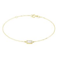 Bracelet Hallie Or Jaune Nacre