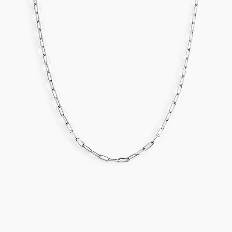 Cha&icirc;ne Havana Argent Blanc - Chaines Femme | Histoire d&rsquo;Or