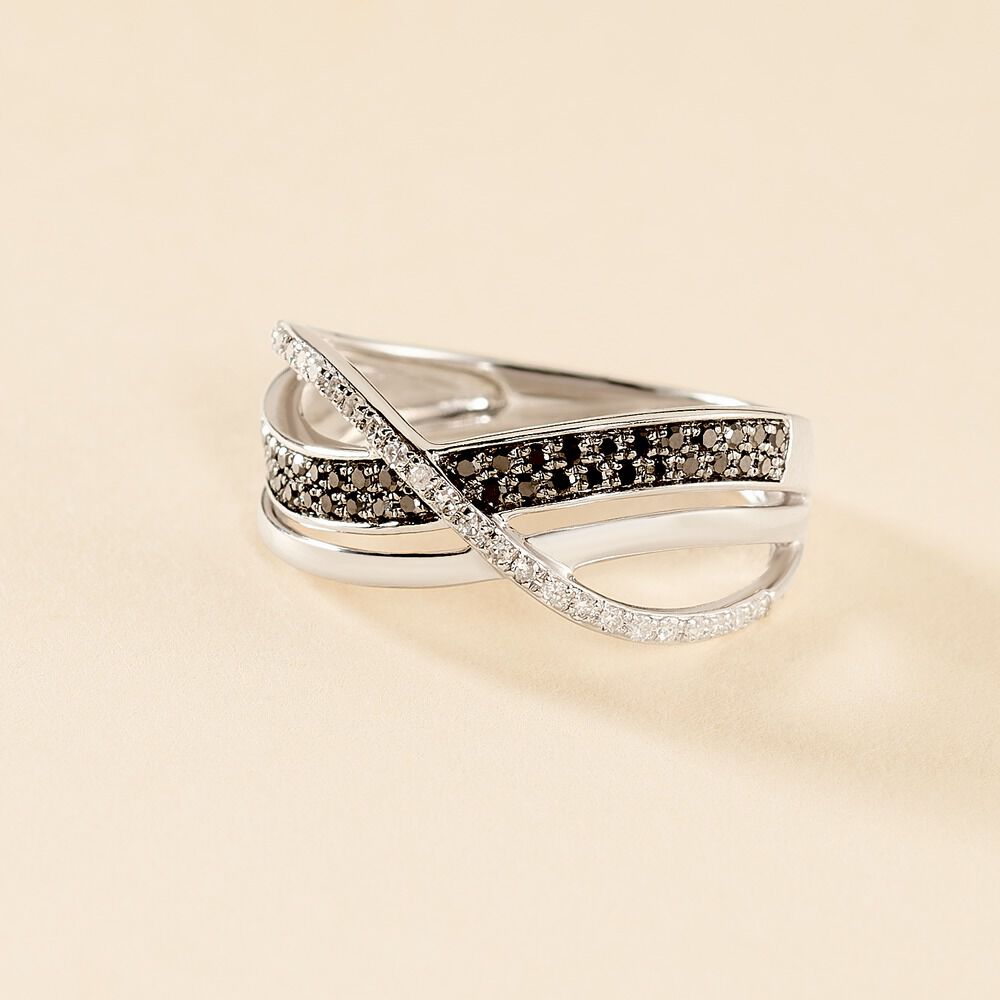 Bague Emilie Or Blanc Diamant - Bagues avec pierre Femme | Histoire d&rsquo;Or