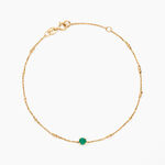 Bracelet Onora Or Jaune Emeraude - Bracelets Femme | Histoire d&rsquo;Or