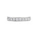 Demi-alliance Or Blanc  Valentine Diamant Synthetique - Alliances Femme | Histoire d’Or