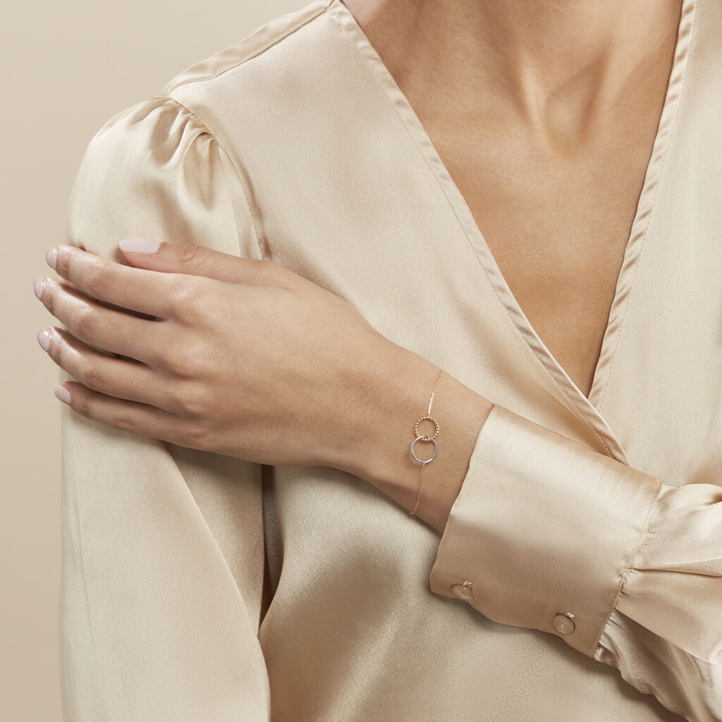 Bracelet Elizabeta Or Bicolore - Bracelets Femme | Histoire d’Or