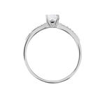 Bague Solitaire Solitea Argent Blanc Oxyde De Zirconium - Bagues solitaires Femme | Histoire d&rsquo;Or