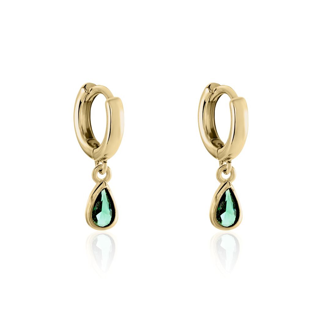 Créoles Plaqué Or Heikospinelle - Boucles d'oreilles créoles Femme | Histoire d’Or