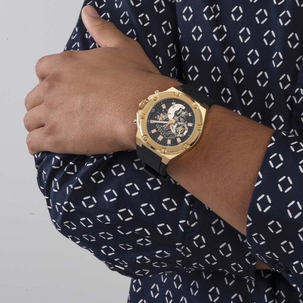 Montre Guess Third Gear Noir - Montres Homme | Histoire d’Or