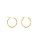 Créoles Siegfried Plaque Or Jaune - Boucles d'oreilles créoles Femme | Histoire d’Or