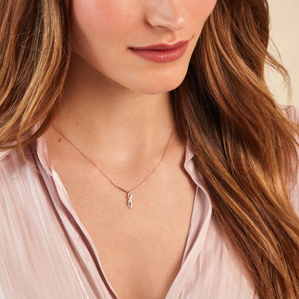 Collier Wynonna Or Jaune Diamant - Colliers Femme | Histoire d’Or