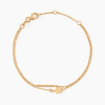 Bracelet Theodora Plaqu&eacute; Or Jaune - Bracelets Femme | Histoire d&rsquo;Or