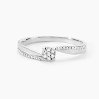Bague Callysta Or Blanc Diamant