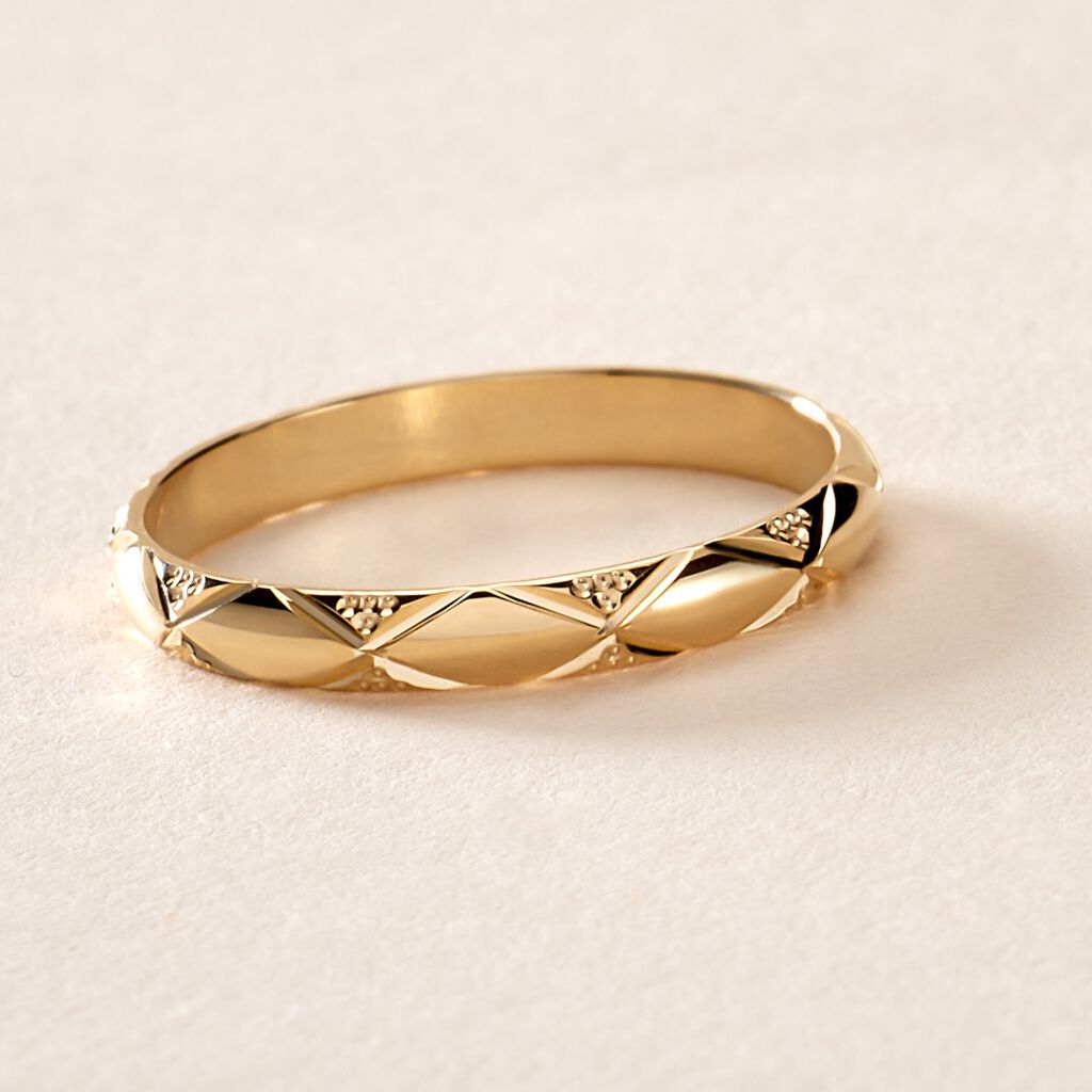 Alliance Harmonie Demi Jonc Classique Or Jaune - Alliances Famille | Histoire d’Or