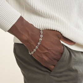 Bracelet Cadia Antique Acier Gris - Bracelets fantaisie Homme | Histoire d’Or