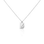 Collier Argent Blanc Djimy - Colliers Homme | Histoire d&rsquo;Or