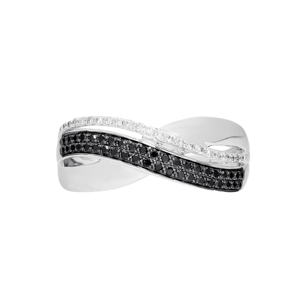 Bague Merlin Or Blanc Diamant - Bagues avec pierre Femme | Histoire d’Or