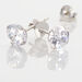 Boucles D'oreilles Puces Philia Argent Blanc Oxyde De Zirconium