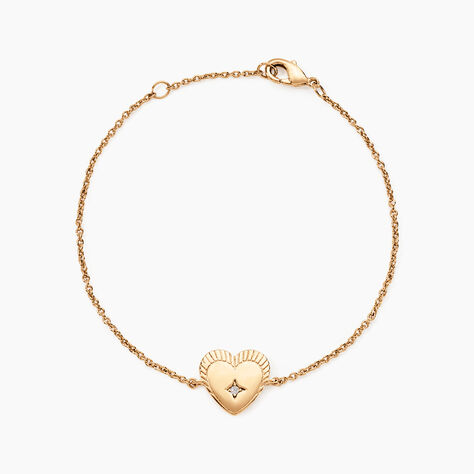 Bracelet Manea Plaque Or Jaune Oxyde De Zirconium - Bracelets Femme | Histoire d’Or