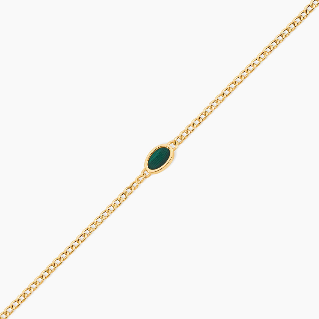Bracelet Chao Or Jaune Malachite - F&ecirc;te des m&egrave;res Femme | Histoire d&rsquo;Or