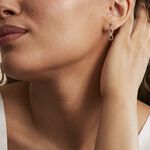 Boucles D'oreilles Pendantes Nohemi Argent Blanc Oxyde De Zirconium - Boucles d'oreilles fantaisie Femme | Histoire d&rsquo;Or