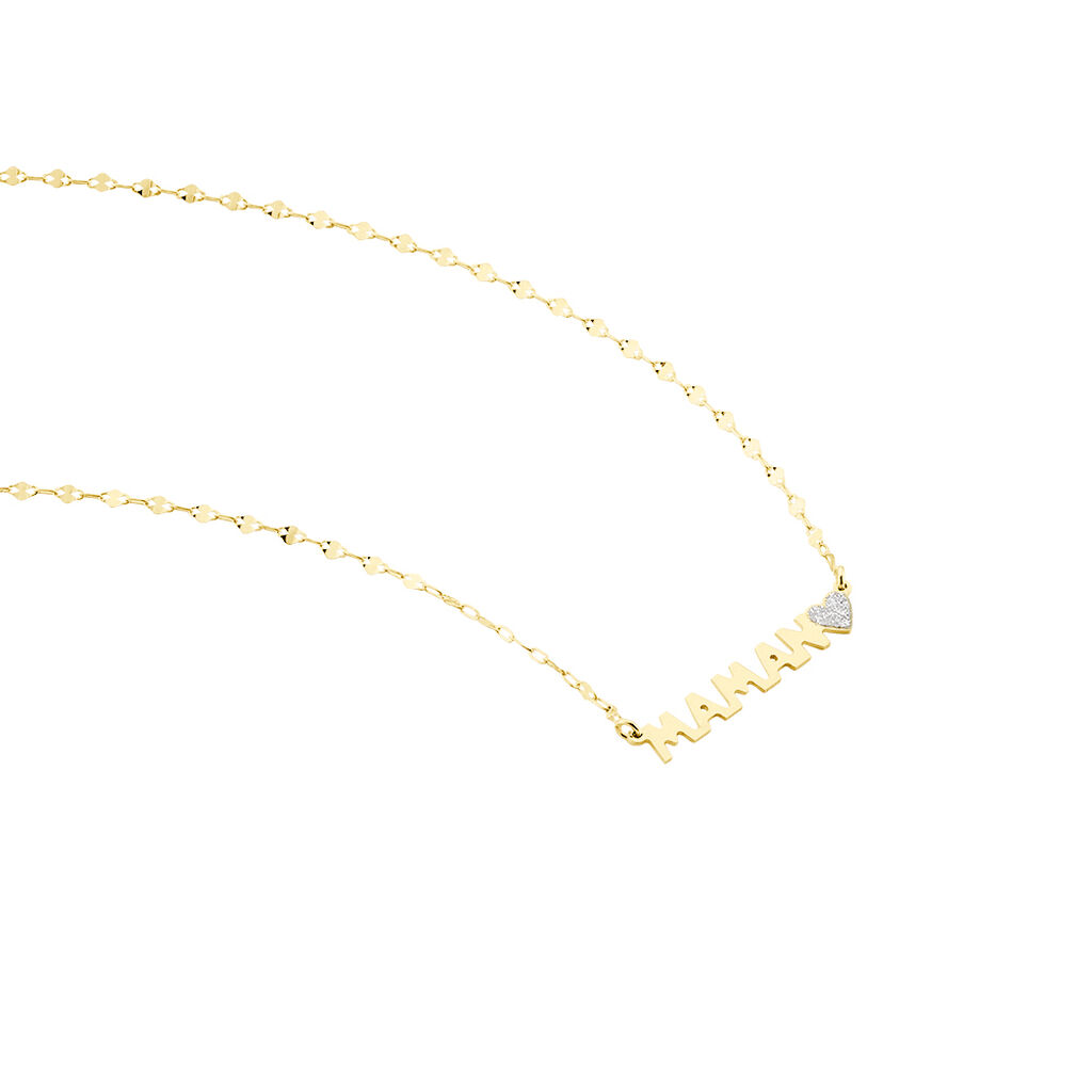 Collier Joop Or Jaune - F&ecirc;te des m&egrave;res Femme | Histoire d&rsquo;Or