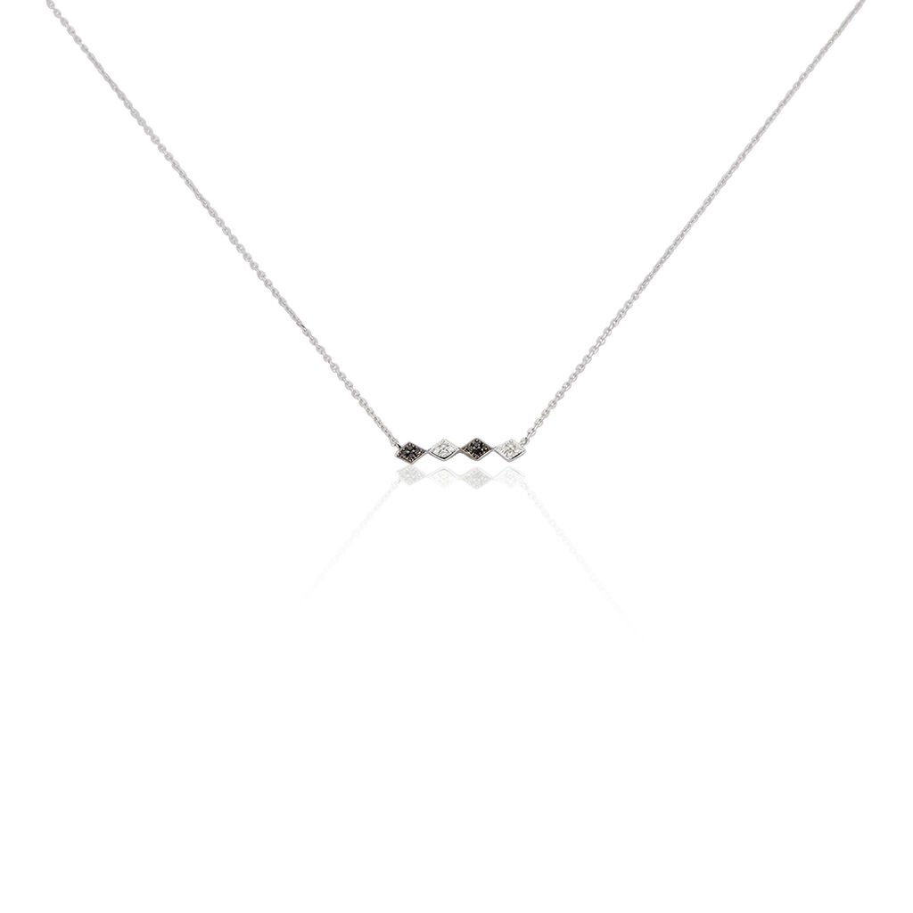 Collier Enid Or Blanc Diamant - Colliers Femme | Histoire d’Or