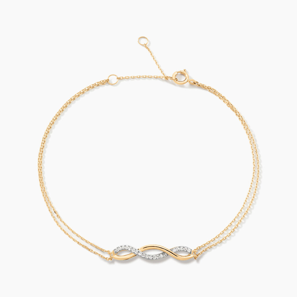 Bracelet Nucia Or Jaune Diamant