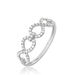 Bague Or Blanc Oxyde De Zirconium - Bagues avec pierre Femme | Histoire d’Or