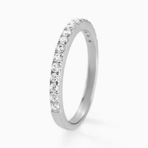 Alliance Florence Argent Blanc Oxyde De Zirconium - Alliances Femme | Histoire d&rsquo;Or